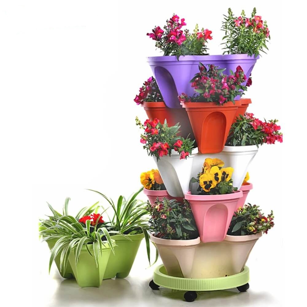TowerPlant™️ Stapelbare plantenpot