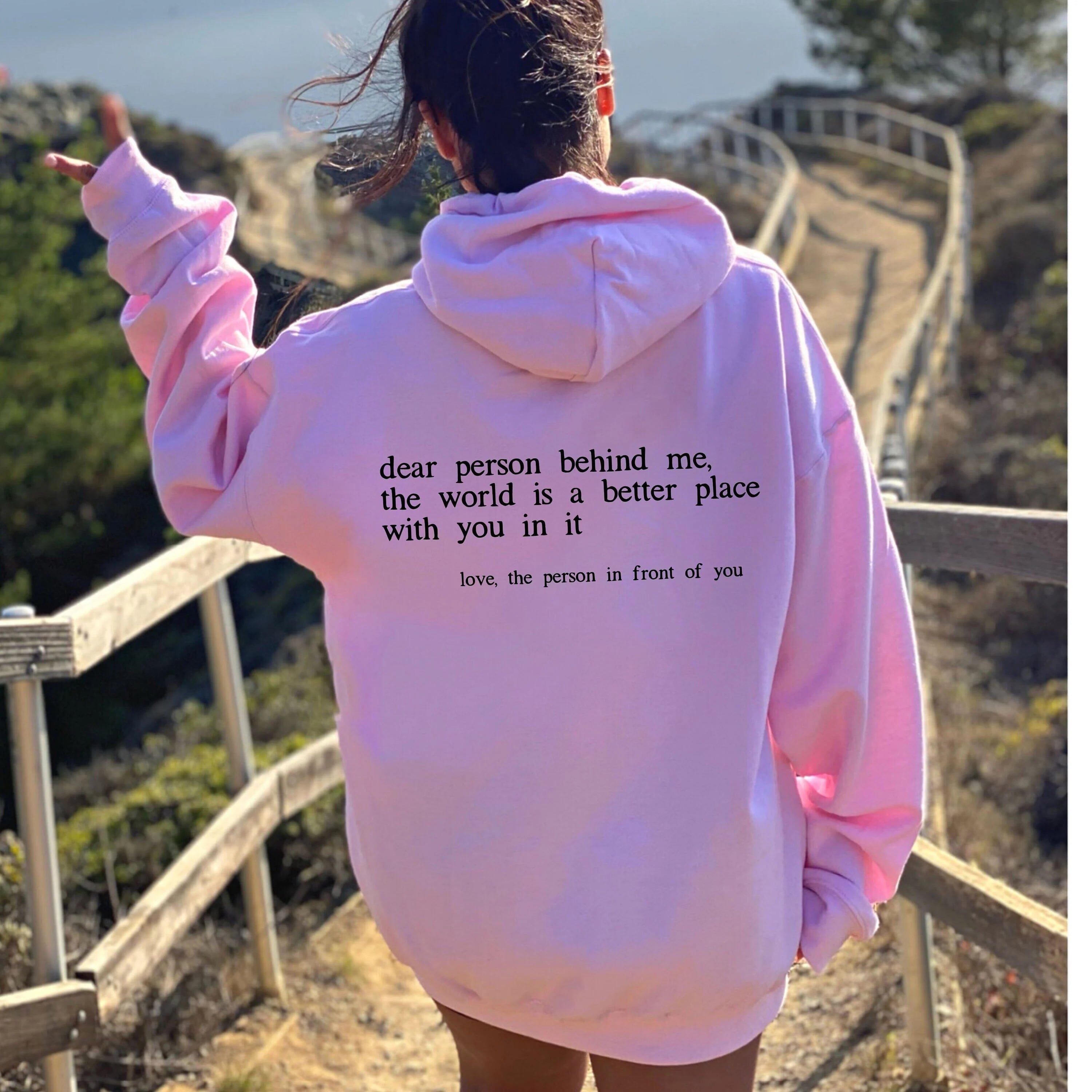 Beste persoon achter mij Hoodie