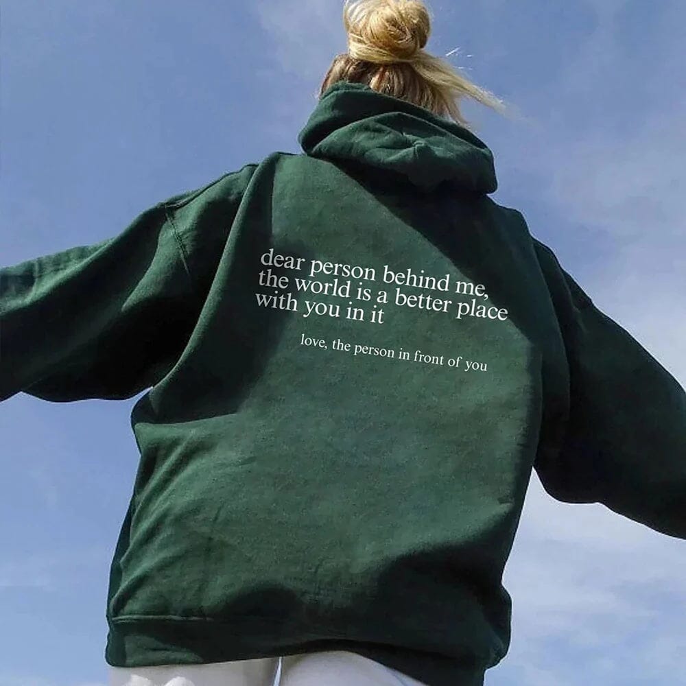 Beste persoon achter mij Hoodie