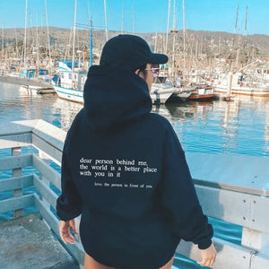 Beste persoon achter mij Hoodie