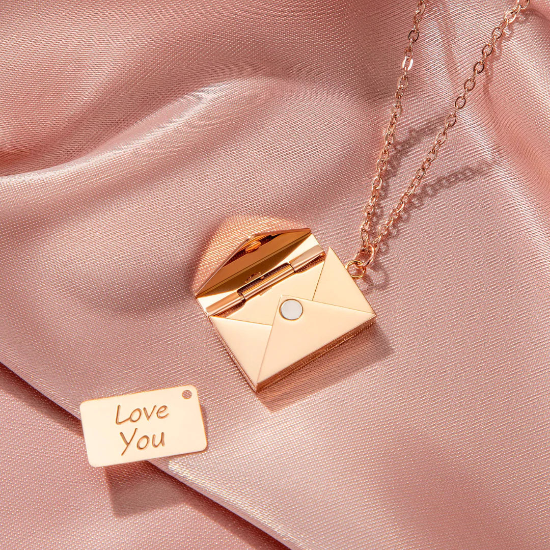 WhisperedWords™ Ketting met liefdesbrief