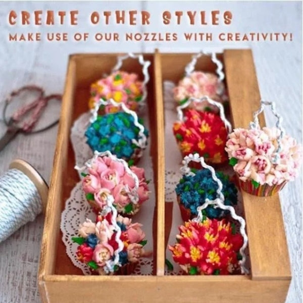 Cake Nozzle - Kerstmis Nozzles Set